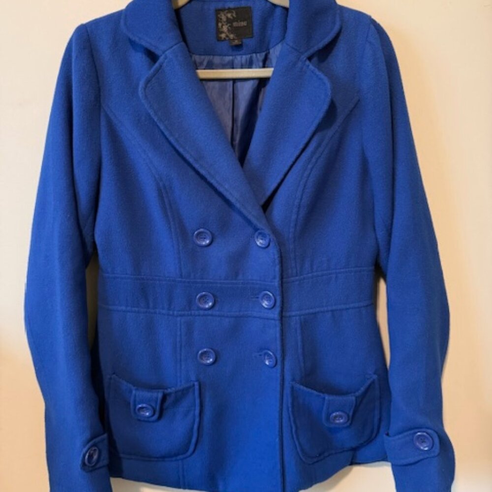 Blue Pea Coat/Jacket